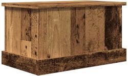vidaXL antik fa színű szerelt fa tárolódoboz 30 x 50 x 28 cm 857159 (857159)