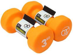 Bodhi Kézisúlyzó párban - 2x3kg - narancs - Fitness Mad