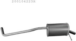 Edex 02.53 - Kipufogó hátsó dob DACIA LOGAN II 0.9, 1.2 (2012-2020) (E02_53)
