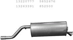 Edex 17.709 - Kipufogó hátsó dob OPEL CORSA D 1.4 (2006-2019) (E17_709)