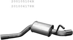 Edex 02.39 - Kipufogó hátsó dob DACIA DUSTER 1.6 (2010-2018) (E02_39)