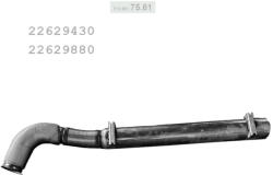 Polmostrow POLMO 75.61 - Kipufogó középső cső Volvo FL III (P75_61)