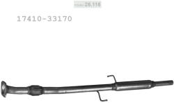 Polmostrow POLMO 26.116 - Kipufogó közép dob Toyota Urban Cruiser 1.4 D4D (P26_116)