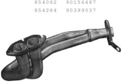Edex 17.464 - Kipufogó első cső OPEL KADETT D 1.3, 1.3 combo, 1.4, 1.6 (1982-1991) (E17_464)