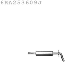 Edex 23.01 - Kipufogó közép dob SEAT TOLEDO IV 1.2 (2012-2015) (E23_01)