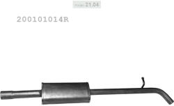 Polmostrow POLMO 21.04 - Kipufogó közép dob Renault Captur/Clio 1.2 TCe (P21_04)