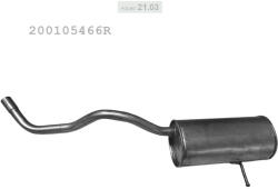 Polmostrow Kipufogó hátsó dob - Renault Captur / Clio IV 1.2 Tce (2013-2019) (P21_03)
