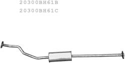 Edex 15.234 - Kipufogó közép dob NISSAN NOTE 1.4 (2006-2013) (E15_234)