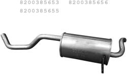 Edex 21.38 - Kipufogó hátsó dob RENAULT CLIO III 1.2, 1.4, 1.6 (2005-2010) (E21_38)