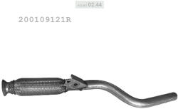 Polmostrow POLMO 02.44 - Kipufogó első cső Dacia Logan 1.0 Sce 2016-2020 (P02_44)