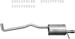 Edex 02.54 - Kipufogó hátsó dob DACIA DUSTER 1.5 D (2013-2018) (E02_54)