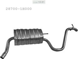 Polmostrow POLMO 10.91 - Kipufogó hátsó dob Hyundai i30 1.6i (2011-2016) (P10_91)