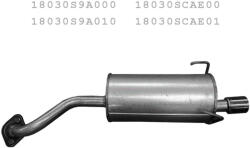 Edex 09.12 - Kipufogó hátsó dob HONDA CR-V II 2.0 (2001-2007) (E09_12)