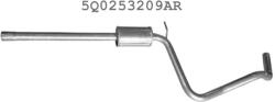 Polmostrow POLMO 30.020 - Kipufogó közép dob Audi A3 Seat Leon VW Golf 1.2 TSi (P30_020)