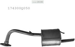 Polmostrow Kipufogó hátsó dob - TOYOTA Yaris 1.0i / 12V / 2012-2020 (P26_90)