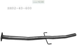 Polmostrow POLMO 12.35 - Kipufogó középső cső Mazda CX5 2.2 MZR-CD (P12_35)