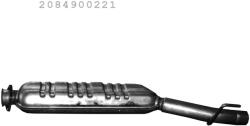 Polmostrow POLMO 13.83 - Kipufogó közép dob MERCEDES CLK200 - C208 2.0, 2.3 (1997-2002) (P13_83)