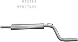Edex 17.84 - Kipufogó közép dob OPEL MERIVA B 1.4 (2010-2017) (E17_84)