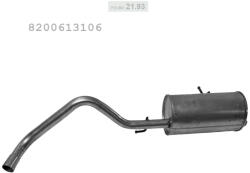 Polmostrow POLMO 21.93 - Kipufogó hátsó dob Renault Kangoo 1.6 16V (P21_93)