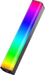Neewer RGB1 ezüst, állandó fényű fényrúd, 150 × RGB LED, 10 W, mágneses rögzítés