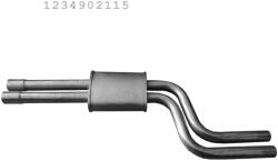 Edex 13.436 - Kipufogó közép dob MERCEDES 280 - W123 2.5 (1977-1980) (E13_436)