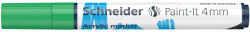 Schneider Marker cu vopsea acrilica Paint-It 320 4 mm Schneider VERDE - Set 5 (PMK018)