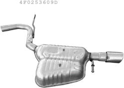 Edex 01.94 - Kipufogó hátsó dob AUDI A6 2.0, 2.4, 2.8, 3.0, 3.2 (2004-2011) (E01_94)