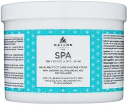 Kallos SPA cremă de masaj pentru mâini și picioare 500 ml