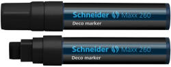 Schneider Marker cu creta lichida 5-15 mm Deco Schneider 260 NEGRU - Set 10 (5357)