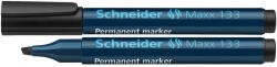 Schneider Marker permanent varf tesit 1-4 mm Schneider 133 NEGRU - Set 10 (2927)