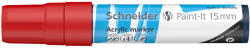 Schneider Marker cu vopsea acrilica Paint-It 330 15 mm Schneider ROSU - Set 5 (PMK019)