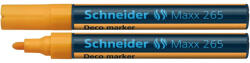 Schneider Marker cu creta lichida 2-3 mm Deco Schneider 265 PORTOCALIU - Set 10 (5358)