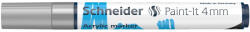 Schneider Marker cu vopsea acrilica Paint-It 320 4 mm Schneider ARGINTIU - Set 5 (PMK018)