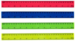  Riglă de plastic 30 cm - Set 50 (6158)