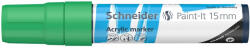 Schneider Marker cu vopsea acrilica Paint-It 330 15 mm Schneider VERDE - Set 5 (PMK019)