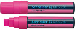 Schneider Marker cu creta lichida 5-15 mm Deco Schneider 260 ROZ - Set 10 (5357)