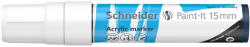 Schneider Marker cu vopsea acrilica Paint-It 330 15 mm Schneider ALB - Set 5 (PMK019)