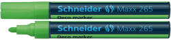 Schneider Marker cu creta lichida 2-3 mm Deco Schneider 265 VERDE - Set 10 (5358)