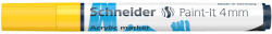 Schneider Marker cu vopsea acrilica Paint-It 320 4 mm Schneider GALBEN - Set 5 (PMK018)