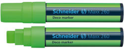 Schneider Marker cu creta lichida 5-15 mm Deco Schneider 260 VERDE - Set 10 (5357)