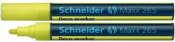 Schneider Marker cu creta lichida 2-3 mm Deco Schneider 265 GALBEN - Set 10 (5358)
