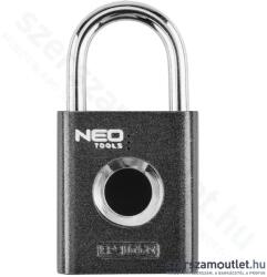 NEO TOOLS Okoslakat, ujjlenyomat érzékelős, USB-C, 66x35x14, 5mm, 3, 7V (85-000) (85-000)