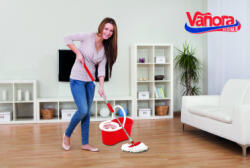 Vanora SET CURATENIE PRIMO MOP ROTATIV 360 ROSU (vn-grh-4colr)