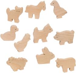 Goki Figurină din lemn Goki - Animale de fermă, sortiment (53871) Figurina