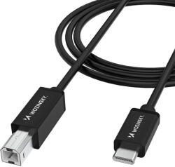 Wozinsky Cablu Imprimanta WZK WKDDY2S, USB-C - USB-B, 2m, Negru - vexio