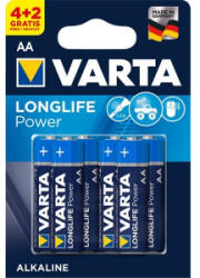 VARTA Longlife Power alkáli elem AA 6db (4906121436) (4906121436)