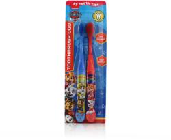 Nickelodeon Paw Patrol Toothbrush Duo Super Soft 4-6 (Blue and Red)