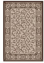 Delta Carpet Covor Dreptunghiular pentru Bucatarie, 170 x 240 cm, Crem / Maro, Model Natura (NATURA-1918-19-1724) Covor