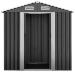 Bass Polska Casuta de gradina, Bass Polska, 2, 6 x 2, 6 x 1, 9 m, din otel galvanizat, gri