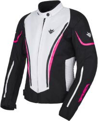 RSA Wasp női motoros kabát fekete-rózsaszín-fehér